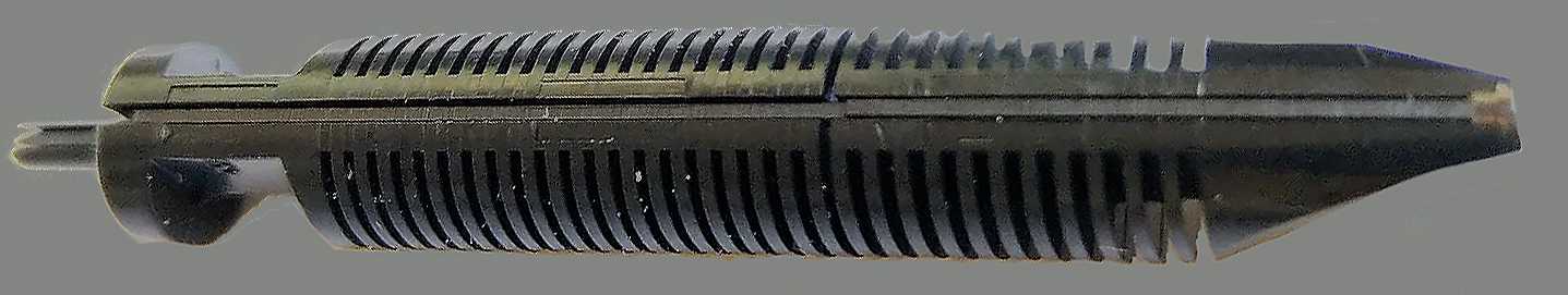 Photo of feed system inside the fountain pen